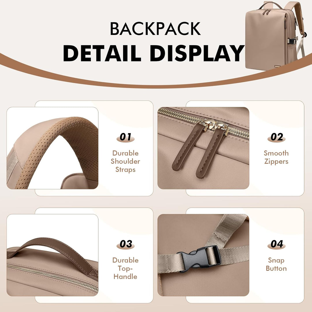 GOLF SUPAGS - Mochila elegante para laptop para mujer, para trabajo...
