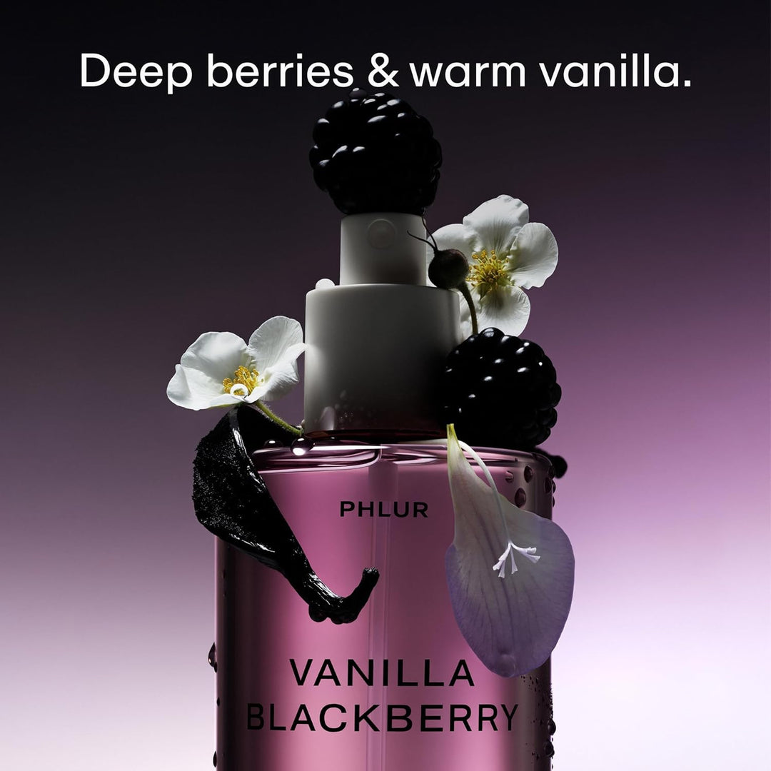 PHLUR Vanilla Blackberry Body Mist, 3 onzas líquidas, perfume para...