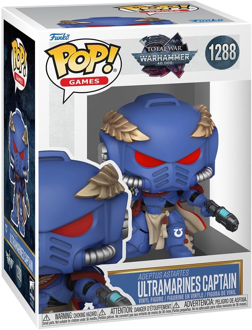 Funko POP! Juegos: Warhammer - Capitán Ultramarines