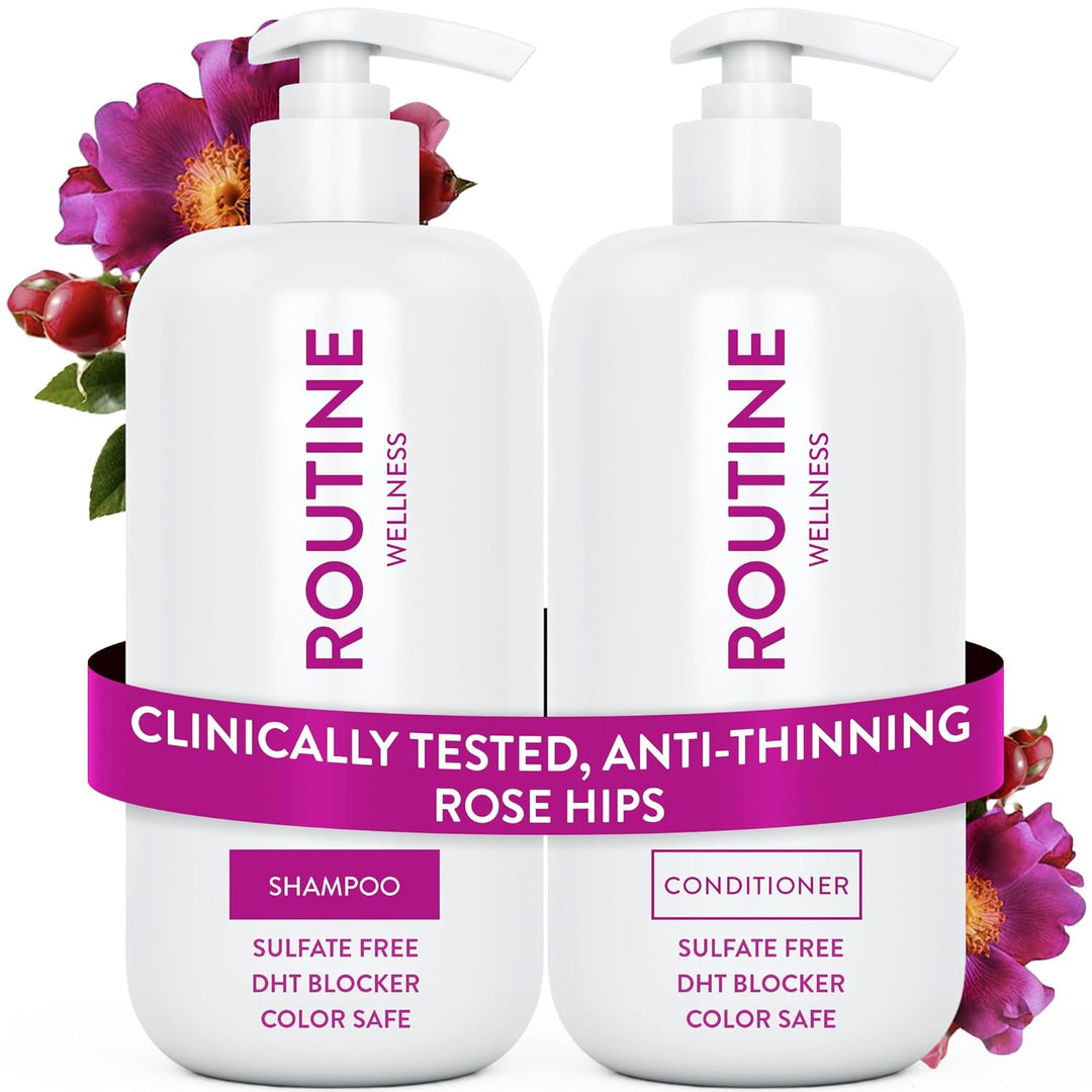 Routine Wellness - Juego de champú y acondicionador para cabello má...