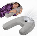 Almohada perforadora de 4 pulgadas para dormir de lado