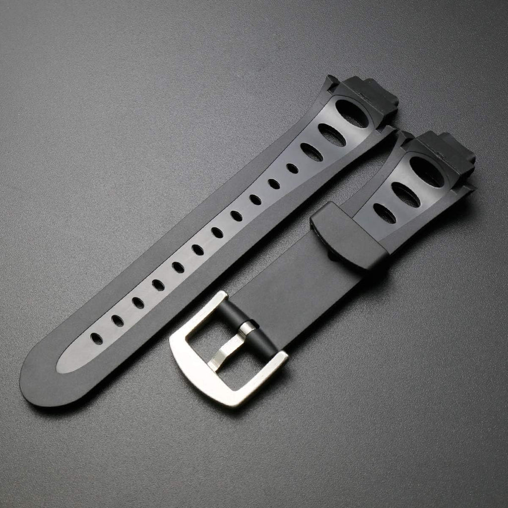 Correas de reloj de goma para hombre de repuesto para SUUNTO Observer SR X6HRM correa de reloj deportivo al aire libre pulsera pulsera accesorios hebilla