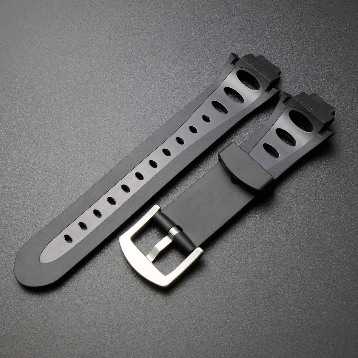 Correas de reloj de goma para hombre de repuesto para SUUNTO Observer SR X6HRM correa de reloj deportivo al aire libre pulsera pulsera accesorios hebilla