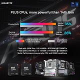 GIGABYTE Z890 AORUS Elite WIFI7 Plus Intel LGA 1851 ATX placa base,...