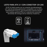 Lian Li SP750 V2 Oro 750W SFX-Negro-SP750G.B | Cable nativo de 12 V...