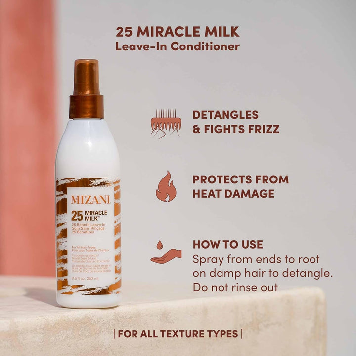Mizani 25 Benefit Miracle Milk - Acondicionador sin enjuague para c...
