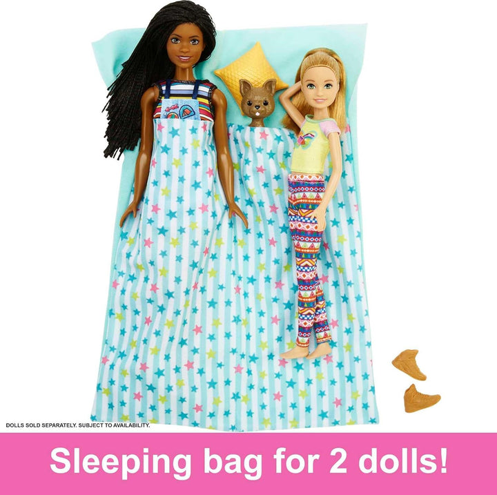 Barbie Camper, juego de muñeca con 60 accesorios, tobogán de 30 pul...