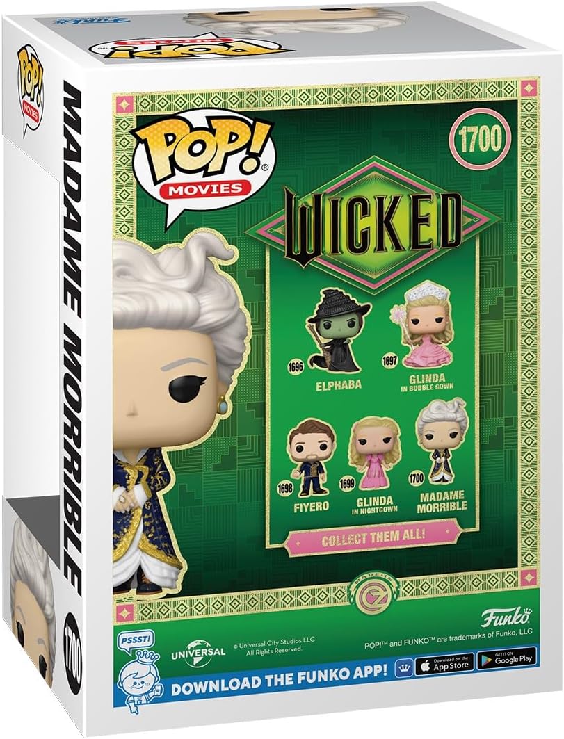 Funko POP Películas: Madame Morrible - Wicked - Figura de vinilo co...