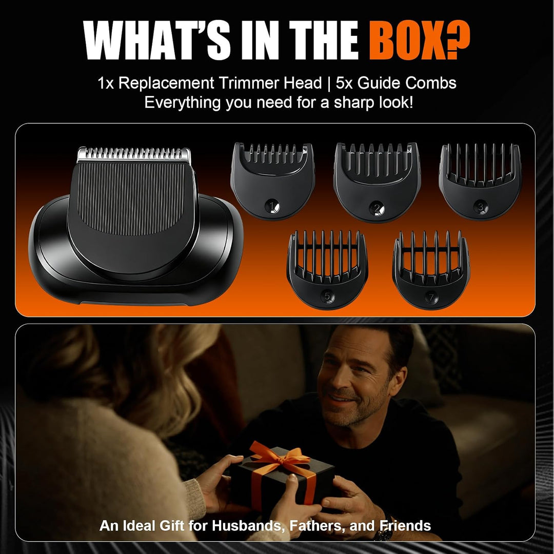 Accesorio de cabezal recortador de barba compatible con Braun Serie...