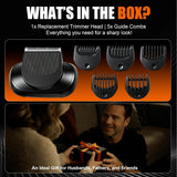 Accesorio de cabezal recortador de barba compatible con Braun Serie...