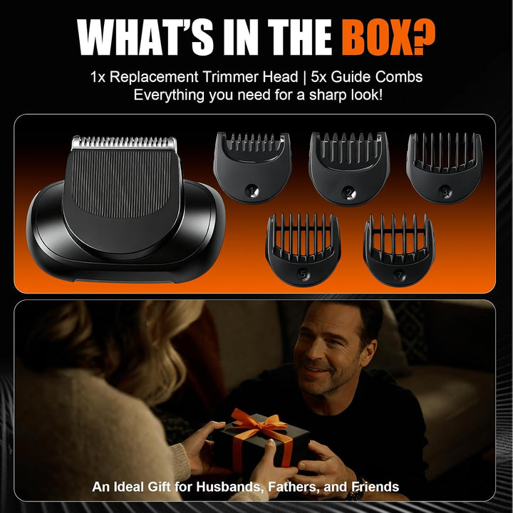Accesorio de cabezal recortador de barba compatible con Braun Serie...