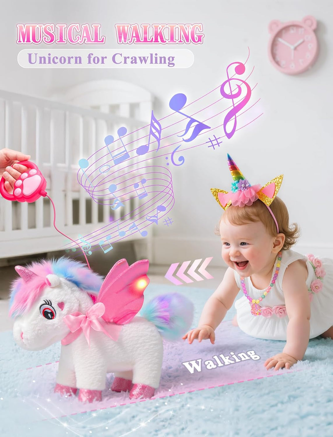 SOLIEHOO Juguetes de unicornio para niñas de 4 a 6 años, regalos de...