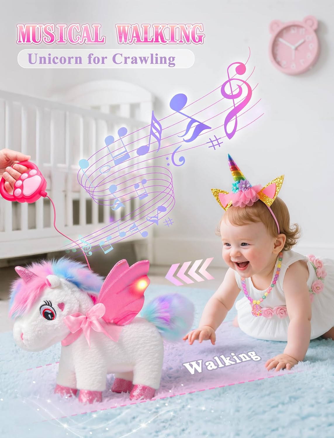 SOLIEHOO Juguetes de unicornio para niñas de 4 a 6 años, regalos de...