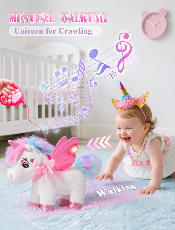 SOLIEHOO Juguetes de unicornio para niñas de 4 a 6 años, regalos de...