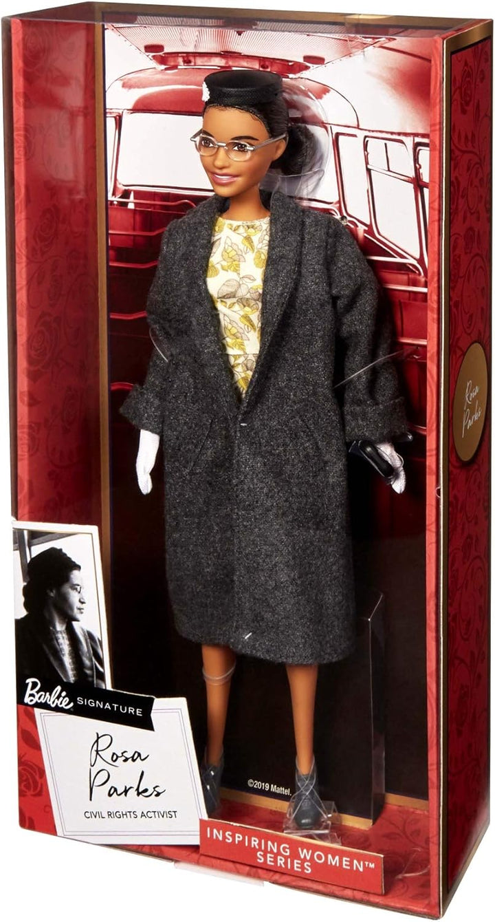Barbie Inspiring Women Series Rosa Parks - Muñeca coleccionable con...