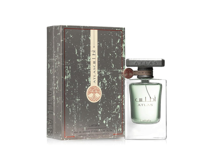 Lattafa Atlas Eau de Parfum Spray para Unisex, 1.85 onzas