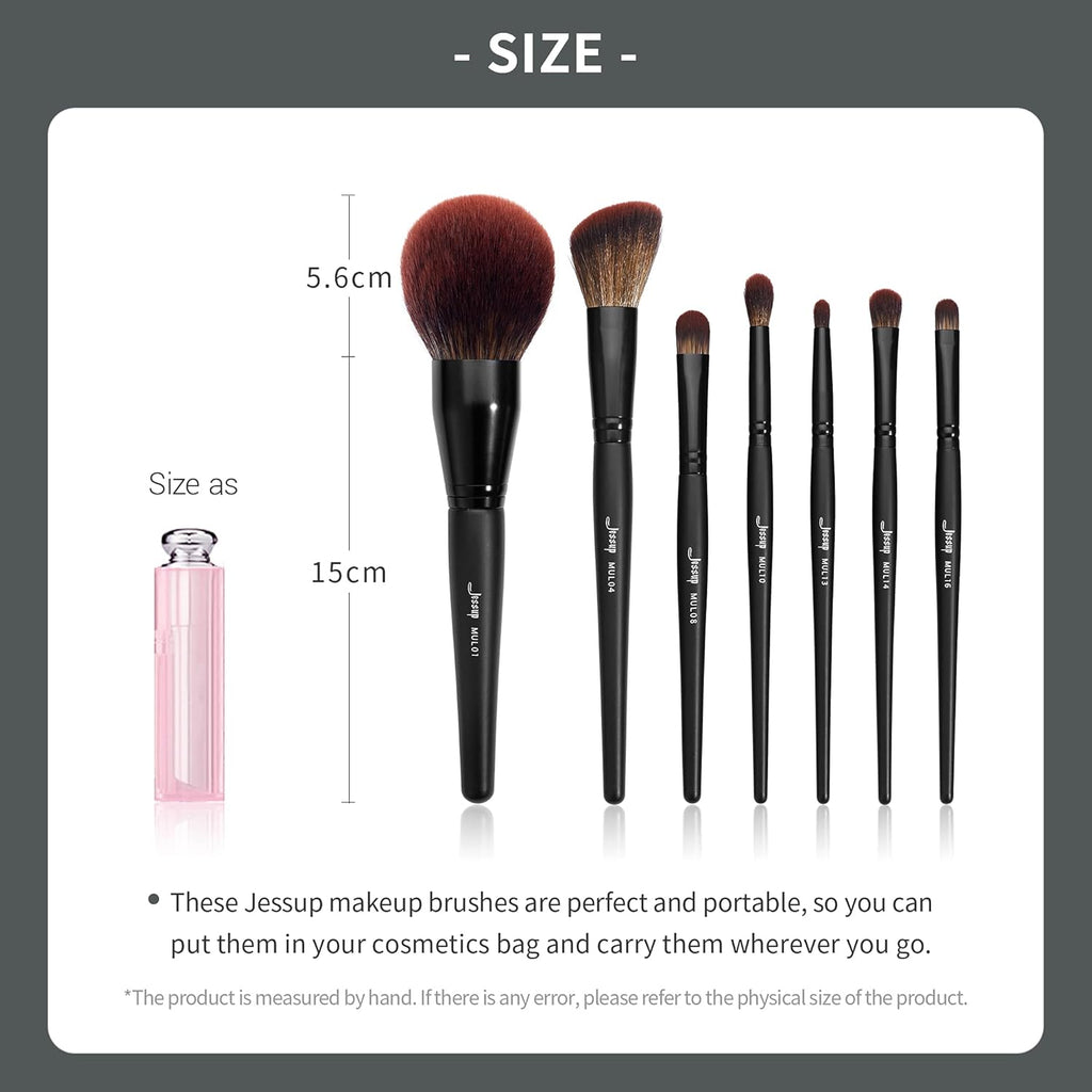 Jessup Juego completo de brochas de maquillaje, 13 piezas