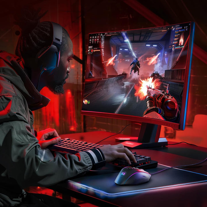 Redragon Ratón para Juegos, Ratón MMO para Juegos con hasta 12400 D...