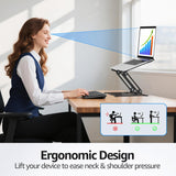 Urmust - Soporte de aluminio ligero para laptop y notebook de hasta...
