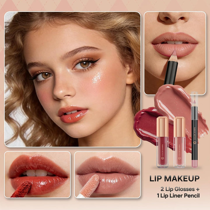 Color Nymph Kits de maquillaje para principiantes para adolescentes...