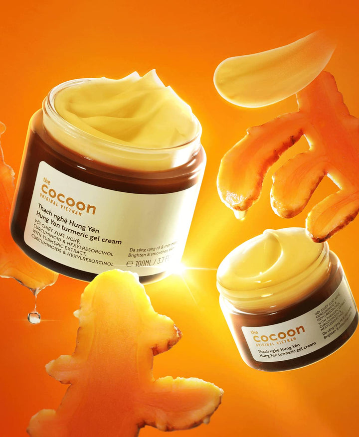 Cocoon Hung Yen - Crema de gel de cúrcuma con niacinamida + cúrcuma...