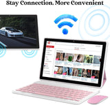 Tablet 10 pulgadas Android 14 Tablets 2 en 1 Tablet con teclado 64...