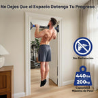 Sportneer Barra de Dominadas para Puerta, Sin Taladro, 29.5-37 in, 440 lb
