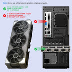 Conmutador KVM de 4 monitores para 4 computadoras HDMI + DisplayPort, conmutador KVM KCEVE DP con conector de audio, 8K @30Hz/4K @144Hz para 4 PC, comparte 4 displays y 4 dispositivos USB 3.0