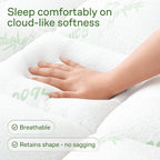 Niagara Sleep Solution - Cubrecolchón ultra suave, alivio del dolor de