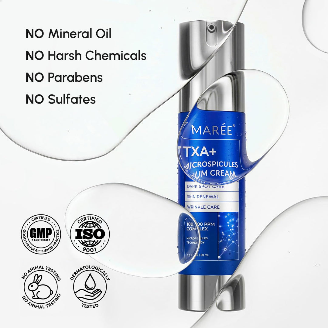 MAREE TXA Tranexamic Acid Suero Crema con Microespículas Complejo 1...