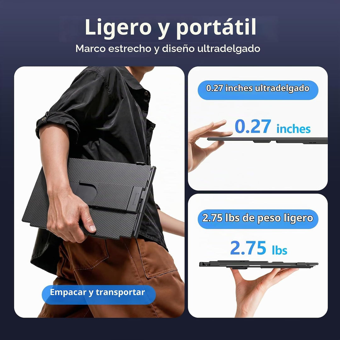 Wixzet Extensor de pantalla para laptop, 15.6 pulgadas FHD 1080P IP...