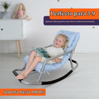 Special Supplies Mecedora sensorial para niños, cómoda mecedora para niños, silla de suelo versátil con tela suave y estabilidad para sala de juegos, dormitorio o guardería (a partir de 3 años) (azul)