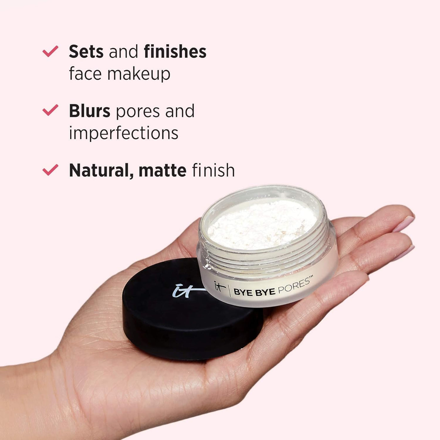 IT Cosmetics Bye Bye Pores - Maquillaje en polvo de ajuste suelto c...