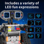 Kit de construcción de robot STEM para niños, control remoto 5 en 1 y juego controlado por aplicación, juegos de construcción STEM, robot espacial RC, juguete de construcción STEM, juguete de
