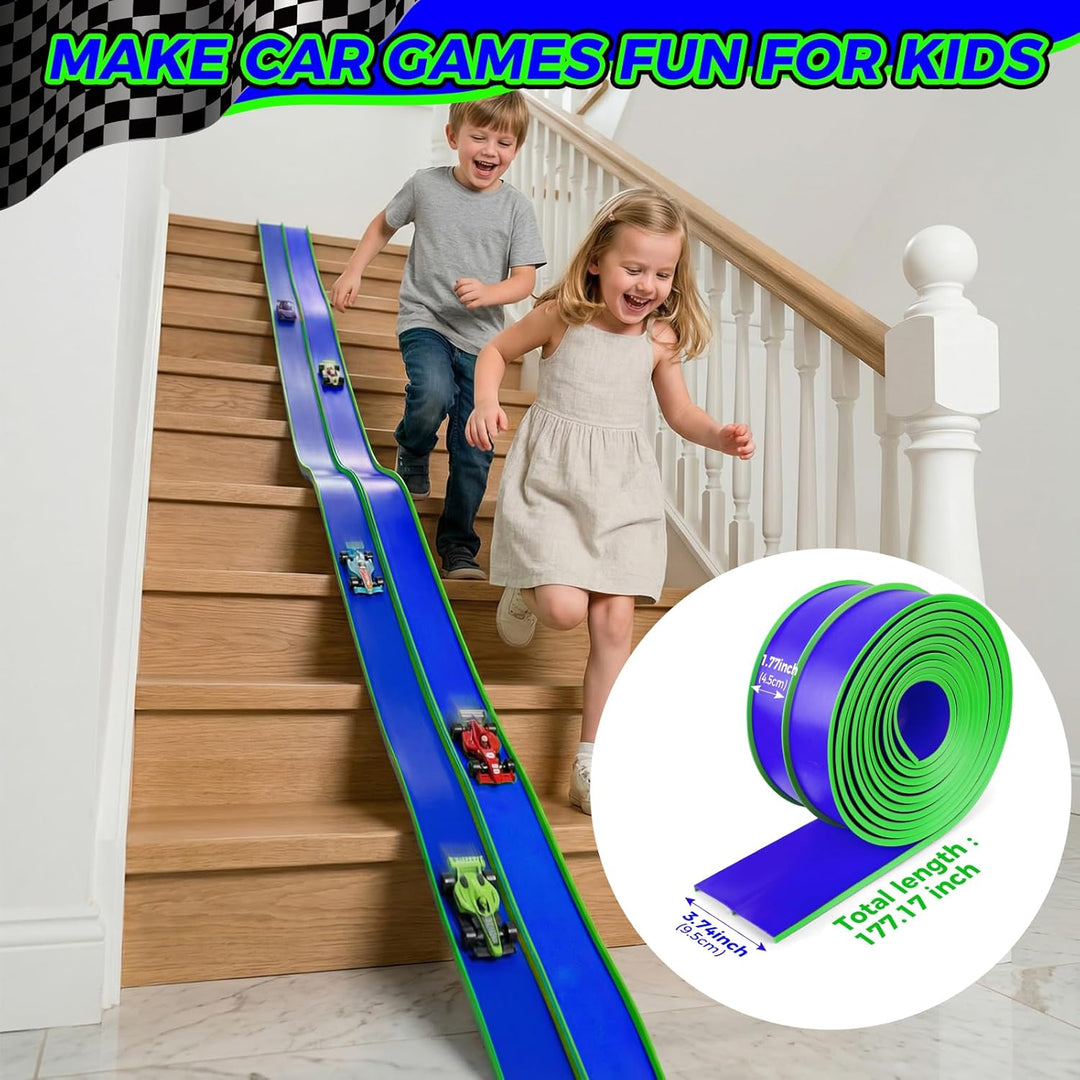 Pista de carreras flexible de 15 pies juego de pista