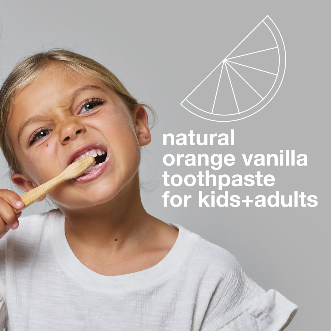 Davids - Blanqueador sin flúor para niños y adultos, naranja y vain...