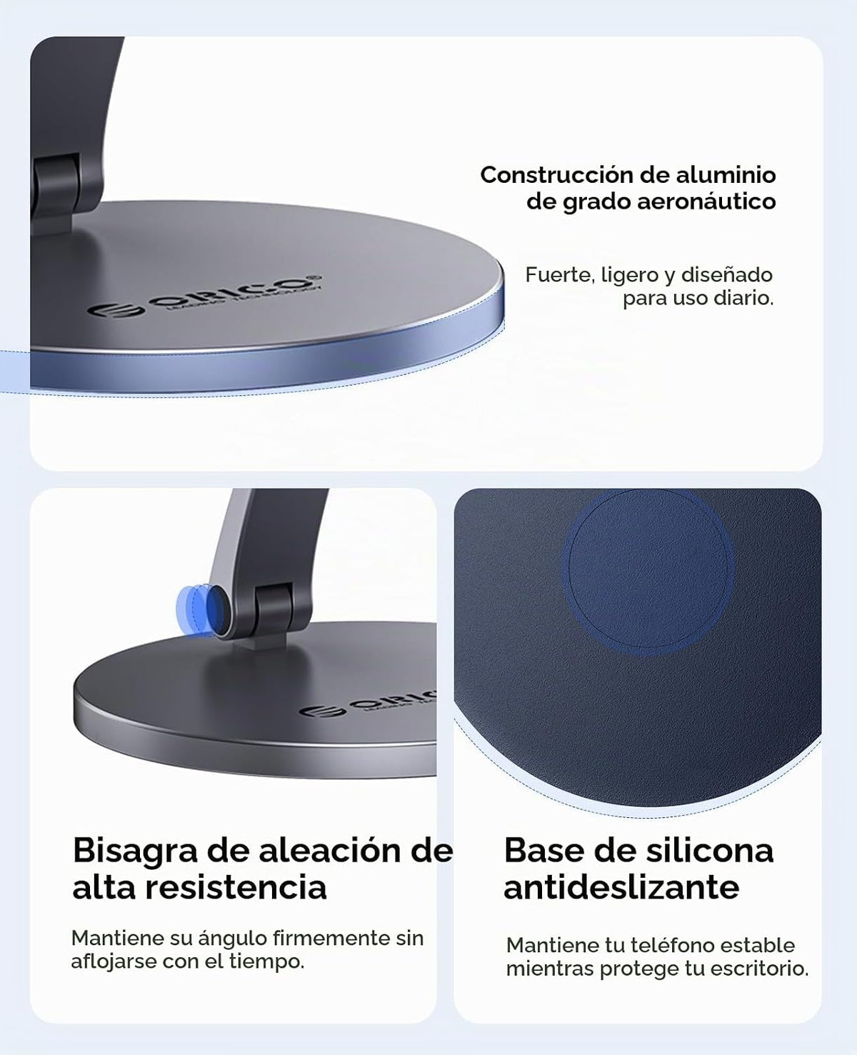 ORICO Soporte magnético para teléfono MagSafe, soporte de aluminio