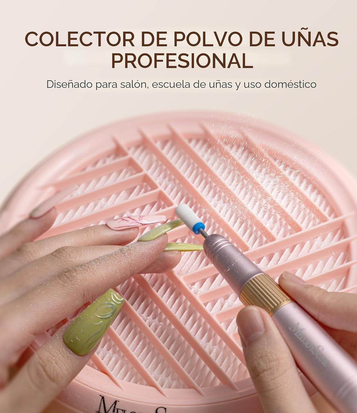 MelodySusie Hpro - Colector de polvo compacto para uñas, ventilador...