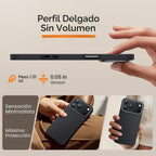 JETech Funda delgada de fibra de aramida para iPhone 18 Pro/17 Pro