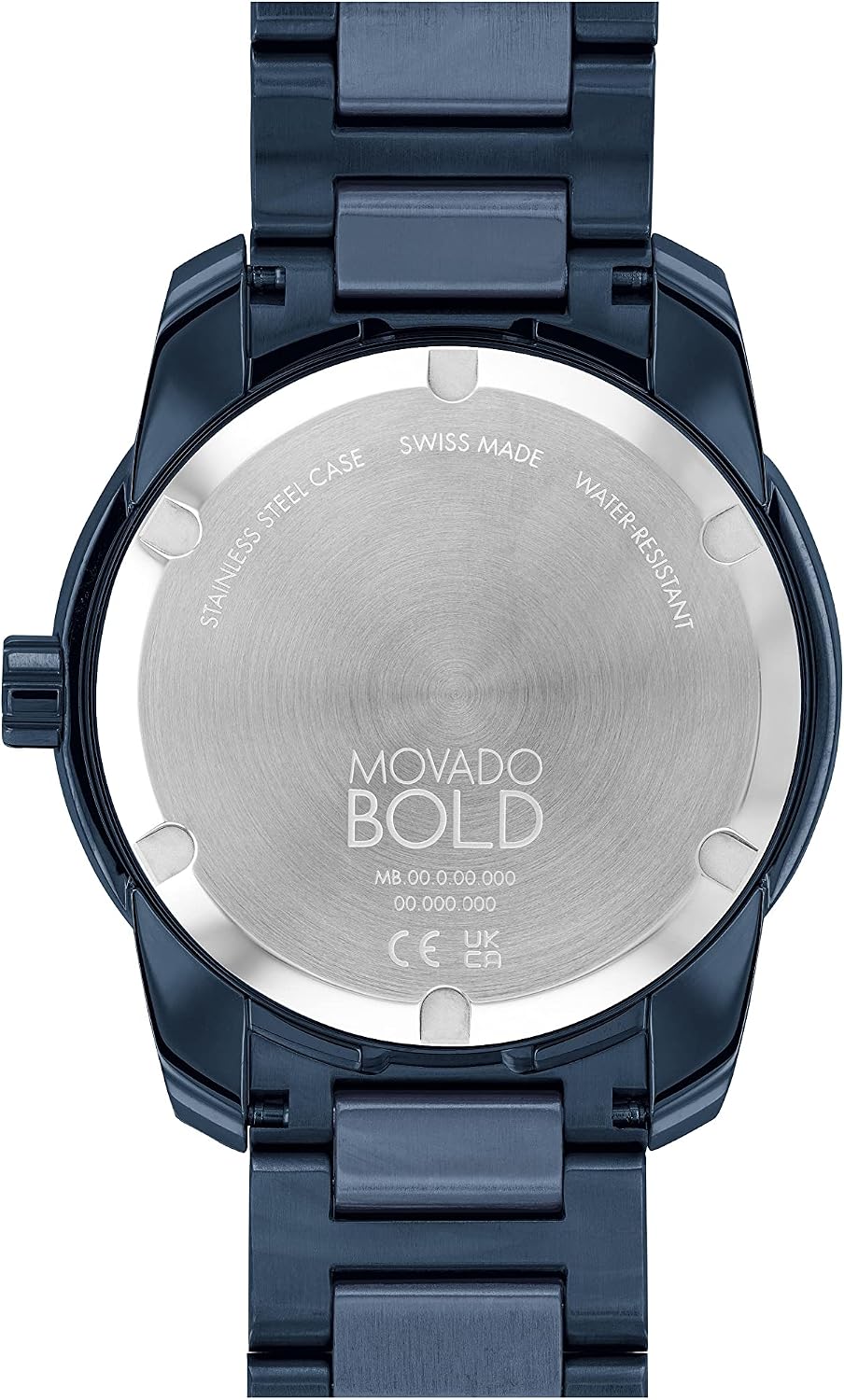 Movado Bold Verso Reloj Deportivo para Hombre - Movimiento Suizo de Cuarzo, Correa de Acero Inoxidable con Eslabones - Resistencia al Agua 5 ATM - Relojería de Lujo para Él - 42mm