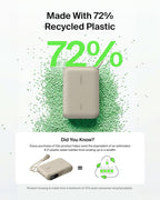 Belkin - Cargador portátil, banco de energía USB-C delgado de 10,00...