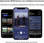 WiiM Streamer de música Pro Plus para sistemas estéreo, moderniza tu Hi-Fi
