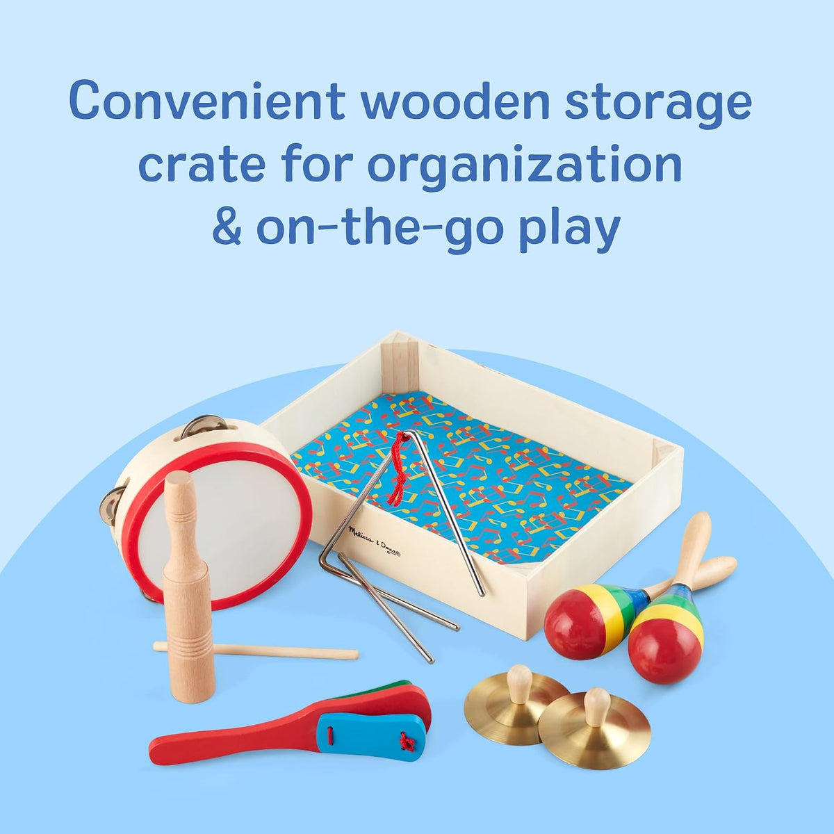 Juego musical Band-in-a-Box Clap! Clang! Tap! de Melissa & Doug