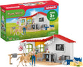 Schleich Farm World - 43Pc Veterinarian Practice con Pets | 42502