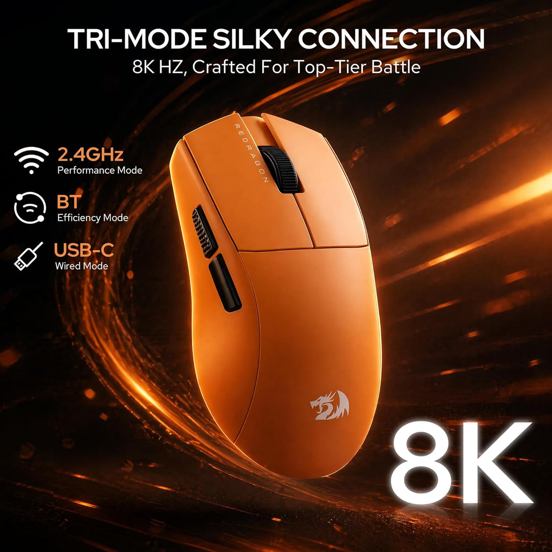Redragon M916 ULT - Ratón inalámbrico para juegos con frecuencia de...