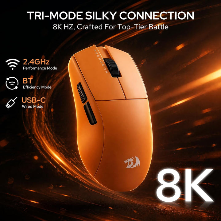 Redragon M916 ULT - Ratón inalámbrico para juegos con frecuencia de...
