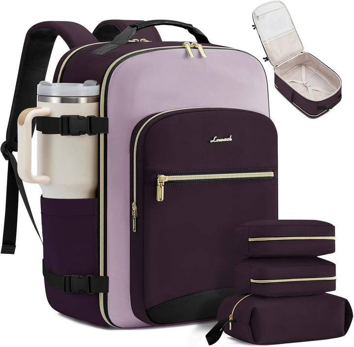 LOVEVOOK Mochila de viaje grande de 40L para mujer, mochila de tran...