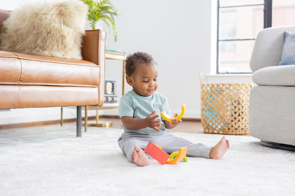 Lovevery, Apilador de arco iris, bebé Montessori, perfecto para tu bebé a partir de los 20 meses