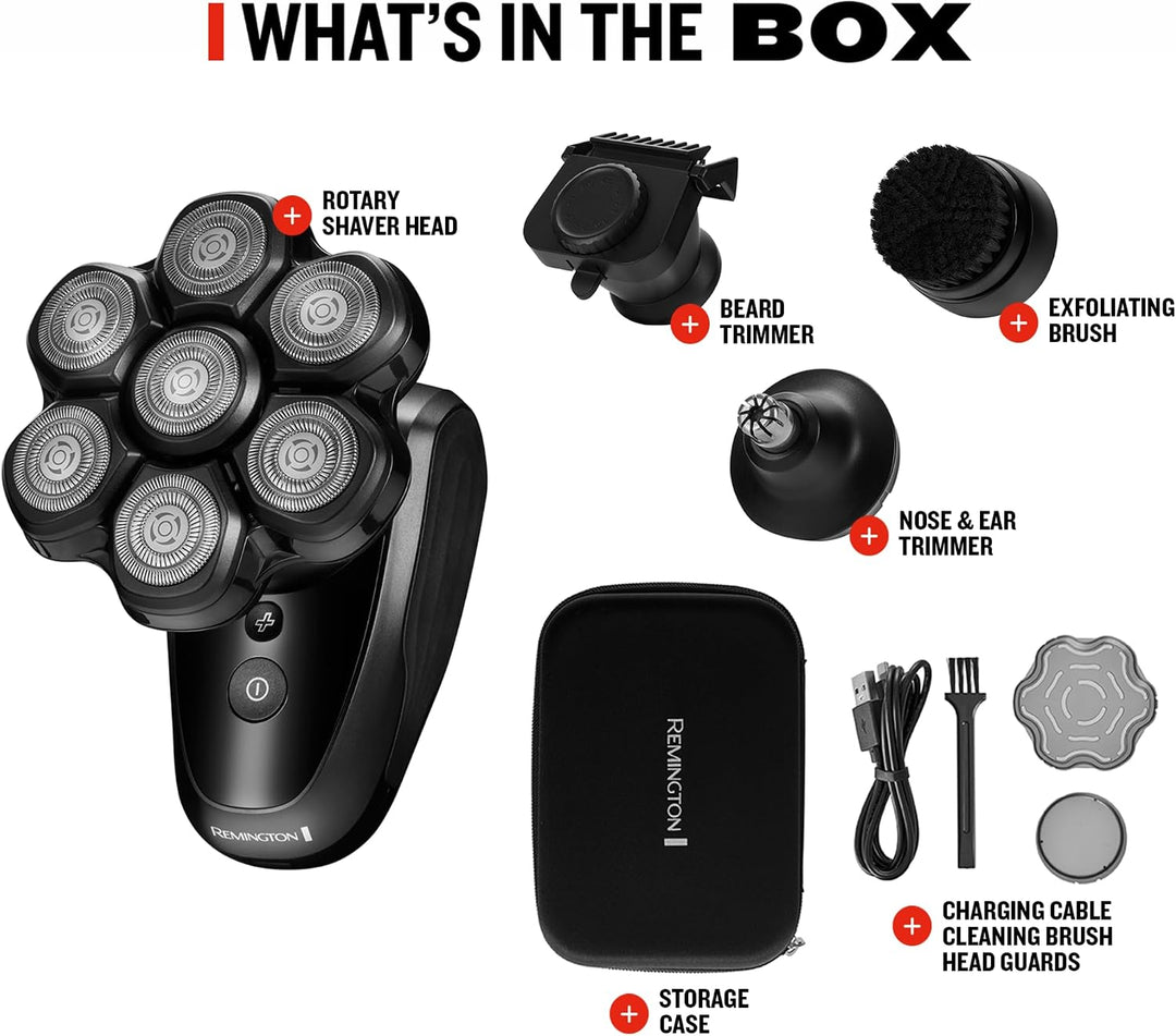 Remington Balder MAX - Afeitadora de cabeza para hombres calvos, si...