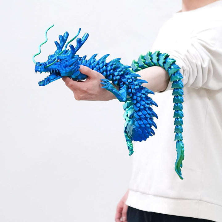 Modelos de dragón impresos en 3D súper grandes de 47.3 pulgadas, fi...